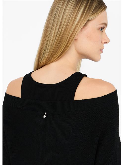 Abito in maglia con ricami gioiello LIU JO | MF5161MA85Q/22222